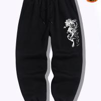 ราคา TEMU กางเกงวอร์มผู้ชายลายมังกรและเสือ เนื้อหนา ใส่สบาย อบอุ่น สำหรับสวมใส่ทั่วไป (17592195447165)