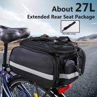ราคา TEMU กระเป๋าติดหลังจักรยานขนาดประมาณ 27 ลิตร, กระเป๋าใส่ของหลังจักรยาน MTB, กระเป๋าติดอานจักรยานเสือภูเขา, กระเป๋าใส่สัมภาระ, อุปกรณ์เสริมสำหรับปั่นจักรยาน (17592240135100)