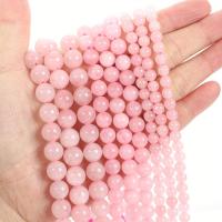 ราคา TEMU ลูกปัดหินธรรมชาติ โรสควอตซ์ สร้อยข้อมือ DIY อุปกรณ์เย็บปักถักร้อย 4-12 มม. (17592203942578)