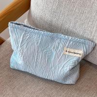 ราคา TEMU 1 ชิ้น กระเป๋าเครื่องสำอางพกพา ลายใบมะนาว นiche กระเป๋าเก็บของความจุขนาดใหญ่ สไตล์ชายหาดชายทะเล (17592315142328)
