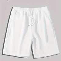 ราคา TEMU กางเกงขาสั้นกีฬาผู้ชายสีพื้นลำลอง (17592330197310)