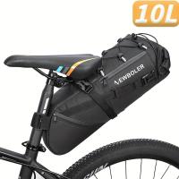 ราคา TEMU อุปกรณ์เสริมจำหน่ายแยกต่างหาก NEWBOLER กระเป๋าอานจักรยานความจุขนาดใหญ่ ทนต่อการสึกหรอ สายปรับได้ สีดำ - เหมาะสำหรับการปั่นจักรยานระยะไกล กระเป๋าอานจักรยาน (17592377131205)