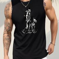 ราคา TEMU เสื้อกล้ามบาสเก็ตบอลผู้ชายสำหรับฤดูร้อน สไตล์อเมริกันใหม่ล่าสุด แฟชั่น ใส่สบาย ดีไซน์แขนกุด พิมพ์ลายสวย (17592378419643)