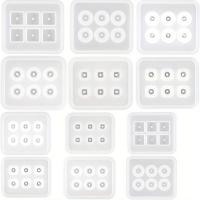 ราคา TEMU 12 ชิ้น แม่พิมพ์ซิลิโคนเรซินพร้อมรู สำหรับทำอัญมณีเทียม สร้างสรรค์เครื่องประดับ ต่างหู จี้ และสร้อยคอ (17592397329435)