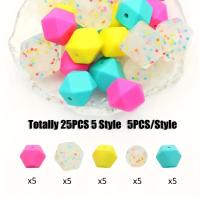 ราคา TEMU 25 ชิ้น ลูกปัดซิลิโคนเงาวับ - เหมาะสำหรับทำเครื่องประดับ, พวงกุญแจ, ปากกา, สายคล้อง, สร้อยข้อมือ & สร้อยคอ DIY - ลูกปัดเงาวับหลายขนาด (25 ชิ้น) (17592436523871)