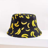 ราคา TEMU หมวกบักเก็ตฤดูร้อนแบบสองด้านลายกล้วยสำหรับทุกเพศ (17592492782396)