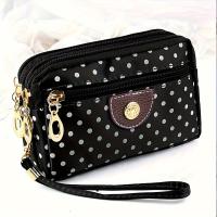 ราคา TEMU กระเป๋าสตางค์สั้นไนลอนสี่ซิปสำหรับผู้หญิง, กระเป๋าเหรียญพร้อมที่ใส่กุญแจ, สายคล้องข้อมือสำหรับโทรศัพท์หน้าจอใหญ่, กระเป๋ากีฬาอเนกประสงค์ (17592573514480)