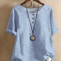 ราคา TEMU เสื้อผ้าสตรีไซส์ใหญ่ เสื้อผ้าแฟชั่นสบายๆ พิมพ์ลาย ไซส์ใหญ่ (17592614569564)