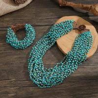 ราคา TEMU ชุดเซ็ตสร้อยคอ สร้อยข้อมือ โครเชต์ลูกปัดแฮนด์เมด สไตล์โบฮีเมียน สไตล์วันหยุด แฟชั่นสีเขียว อุ่นคอ สไตล์ฮอตในยุโรปและอเมริกา (17592619866104)