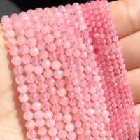 ราคา TEMU 2 3 4มม. หินธรรมชาติเจียระไนควอตซ์สีชมพูหลวมสำหรับทำเครื่องประดับ DIY สร้อยข้อมือ ต่างหู อุปกรณ์เสริม 15'' (17592620420001)