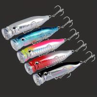 ราคา TEMU เหยื่อตกปลา Topwater Popper 5 ชิ้น Wobbler เหยื่อแข็งปลอม Popper สำหรับเหยื่อตกปลา (17592668729447)