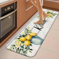 ราคา TEMU พรมปูพื้นห้องครัว ลายตัวอักษรเลมอน Floor Mats, ซักเครื่องได้, พรมกันลื่น, เหมาะสำหรับห้องนั่งเล่น, ห้องครัว, ห้องนอน, บ้านไร่, พรมปูพื้นห้องครัวร้านอาหาร (17592671849437)