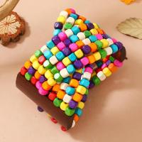 ราคา TEMU สร้อยข้อมือไม้สีสันสไตล์โบฮีเมียนยุโรปและอเมริกันแบบวินเทจทำมือใหม่ (17592746499049)