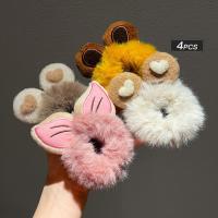 ราคา TEMU 4 ชิ้น ยางรัดผมเด็กผู้หญิง ลายหูแมว น่ารัก รูปปากกา ที่รัดผม (17592764048569)