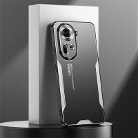 ราคา TEMU เคสโทรศัพท์ - ใบมีดโลหะด้าน เหมาะสำหรับเคสโทรศัพท์ OPPO Reno11 5G รุ่น International, เคสแข็งหรูหรา กันกระแทก 5G (17592380594136)
