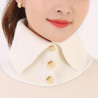 ราคา TEMU ผ้าพันคอแบบสวมคอเต่าปลอมถอดได้พร้อมกระดุมสำหรับผู้หญิง 1 ชิ้น สไตล์เกาหลีสำหรับฤดูใบไม้ร่วง/ฤดูหนาว เสื้อกันหนาวคอสูงอเนกประสงค์สำหรับตกแต่งคอ (17592243662124)