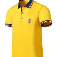 ราคา TEMU เสื้อโปโลผู้ชายไซส์ใหญ่พิเศษ ทรงหลวม ยืดหยุ่น ใส่สบาย แขนสั้น ใส่ได้ทุกโอกาส เหมาะสำหรับธุรกิจ งานทางการ และเป็นของขวัญ (17592203924021)