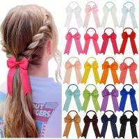 ราคา TEMU 20 ชิ้น โบว์ผูกผมเชียร์ลีดเดอร์แบบหางนกยาว 3.5 นิ้ว, 20 สี สำหรับผูกผมหางยาว (17592237402698)