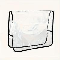 ราคา TEMU 1/3 ชิ้น ผ้าคลุมเก้าอี้ทำผมและย้อมผมในร้านเสริมสวย PVC แบบใส สำหรับร้านทำผม ผ้าคลุมพนักพิง (17592531609084)