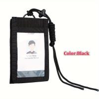 ราคา TEMU ใหม่ ที่ใส่บัตรประจำตัวแบบยุทธวิธี แพทช์ตะขอและห่วง ที่ใส่บัตรไกด์นำเที่ยว กระเป๋าใส่ปากกาสำหรับเดินทางกลางแจ้ง พร้อมสายคล้องคอไนลอนและที่จัดระเบียบบัตรเครดิต กล่องใส่ป้ายชื่อ (17592556403826)