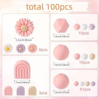 ราคา TEMU ลูกปัดซิลิโคนรูปดอกเดซี่ 100 ชิ้น ลูกปัดซิลิโคนทรงกลมรูปดอกเดซี่พร้อมเชือกไนลอนสำหรับทำพวงกุญแจ สร้อยข้อมือ สร้อยคอ เครื่องประดับ DIY (4 สี) (17592568755755)