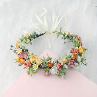 ราคา TEMU ที่คาดผมมงกุฎกุหลาบสีสันสดใส ฤดูใบไม้ผลิ/ฤดูร้อน อุปกรณ์แต่งผมดอกเดซี่และหญ้าน้ำ ของขวัญปาร์ตี้ พวงมาลัยถ่ายภาพเจ้าสาว (17592368273690)