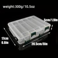 ราคา TEMU WEIHE FISHING กล่องจัดเก็บเหยื่อสองด้าน - 10 ช่อง, วัสดุ PP ทนทาน, เหมาะสำหรับการตกปลานอกชายฝั่ง & กล่องอุปกรณ์ตกปลา (17592928502502)