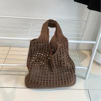 ราคา TEMU กระเป๋าสะพายไหล่ถักโครเชต์แฟชั่นความจุขนาดใหญ่สำหรับผู้หญิง สไตล์โบฮีเมียน กระเป๋าโท้ททอผ้าแบบเปิดโครง (17601406011728)