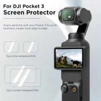 ราคา TEMU ฟิล์มกระจกนิรภัย 2 ชิ้น + ฟิล์มป้องกันหน้าจอ LCD 2 ชิ้น สำหรับ Poet 3, DJI Poet 3 OP3 อุปกรณ์เสริม, ความแข็ง 9H, สัมผัสไว, ป้องกันหน้าจอเต็มรูปแบบ (17592516523963)