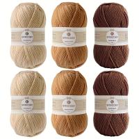 ราคา TEMU ชุดไหมพรมโครเชต์แบบนุ่ม Spincosy สีมาการอง - 6 ชิ้น, ไหมอะคริลิคเบา 4 เส้น, เหมาะสำหรับโครเชต์ผ้าห่ม, กระเป๋า, หมวก, ผ้าพันคอ, ถุงมือ และงานฝีมือขนาดเล็ก, 50 กรัม/141 หลา ต่อชิ้น (17593153822707)