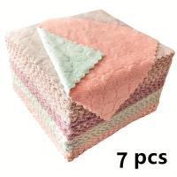 ราคา TEMU ผ้าเช็ดจานซับน้ำได้ดี 7 ชิ้น - ไม่เป็นขุย, ไม่ติดน้ำมัน, ผ้าเช็ดครัวสองด้านสำหรับใช้ทั้งแห้งและเปียก - ธีมอวกาศสมัยใหม่, ซักมือเท่านั้น (17592449466604)