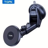 ราคา TEMU TOPK D48X ที่วางโทรศัพท์ในรถแบบแม่เหล็ก, แรงดึงสูง คุณภาพพรีเมียม รองรับการใช้งานด้วยมือ ตะขอโลหะแม่เหล็กสำหรับยึดโทรศัพท์ในรถยนต์ (17592355972872)