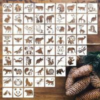 ราคา TEMU 64 ชิ้น แม่แบบภาพวาด, แม่แบบงานฝีมือที่ใช้ซ้ำได้, สำหรับผ้า ผ้าใบ ไม้ ผนังหิน และของตกแต่งบ้านขนาดเล็ก แม่แบบงานฝีมือ () (17592470211633)