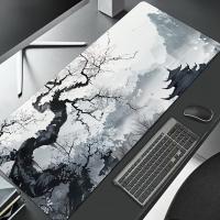 ราคา TEMU แผ่นรองเมาส์ขนาดใหญ่ลายภาพทิวทัศน์หมึกจีน ขนาด 35.4 x 15.7 นิ้ว แผ่นรองเมาส์สำหรับเล่นเกมฐานยางกันลื่น แผ่นรองเมาส์และคีย์บอร์ดแบบขยาย (17592998753303)