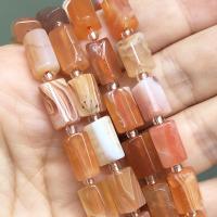 ราคา TEMU ลูกปัดอะเกตเปอร์เซียสีส้ม 8x11มม. - ลูกปัดกระบอกเหลี่ยมธรรมชาติสำหรับทำเครื่องประดับ DIY, ข้อมือ & คอ - 7.5" เส้น (17593063634627)