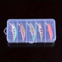 ราคา TEMU เหยื่อตกปลามินโนว์จมสมจริง 5 ชิ้น+กล่อง - เหยื่อตกปลาไบสมจริงโครงสร้างเหยื่อแข็งเทียมที่ทนทาน - อุปกรณ์ตกปลาอเนกประสงค์สำหรับการตกปลาน้ำจืดและน้ำเค็ม (17593091490292)