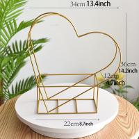 ราคา TEMU ตะกร้าโลหะดีไซน์รูปหัวใจสีทอง - อุปกรณ์ตกแต่งอเนกประสงค์สำหรับภายในและภายนอกอาคาร เหมาะสำหรับดูแลและสวน, ตะกร้าแบบพกพา กล่อง ขาตั้งเหล็กดัด (ไม่รวมกล่องเหล็กสีขาว) (17593237163543)