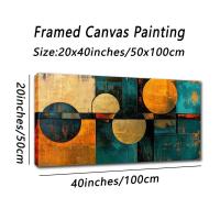 ราคา TEMU ภาพวาดบนผ้าใบกรอบขนาดใหญ่ 2D แบนราบ ลายสีน้ำแบบนามธรรมจุดครึ่งวงกลม เหมาะสำหรับทำ เหมาะสำหรับตกแต่งห้องนอน ห้องโยคะ ห้องครัว ห้องสมุด ร้านอาหาร หอประชุม คาเฟ่ และร้านเบเกอรี่ (17593368030267)