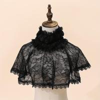 ราคา TEMU ผ้าพันคอลูกไม้ 1 ชิ้น แต่งลูกไม้ Jacquard แบบกลวง และริบบิ้น, ผ้าคลุมไหล่แฟชั่นอเนกประสงค์ (17592375483554)