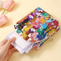 ราคา TEMU กระเป๋าใส่ผ้าอนามัยแบบพกพา พิมพ์ลายแมวสีสันสดใส ความจุขนาดใหญ่ ใส่ของอเนกประสงค์ น้ำหนักเบา ใส่ขนมและของใช้จำเป็น (17592577576557)