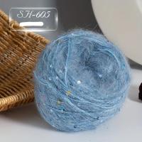 ราคา TEMU ไหมปักเลื่อม ลูกปั่น 50 กรัม ไหมถักมือ DIY สำหรับเสื้อโค้ทและผ้าพันคอ (17592325235517)