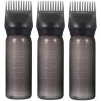 ราคา TEMU 3 ชิ้น, ขวดป้อนสีผมขนาดใหญ่ – 6 ออนซ์ ที่เก็บความเย็นได้, ไม่มีกลิ่น, กล่องทรงสี่เหลี่ยมผืนผ้าสเกลและขนแปรงนุ่มเพื่อการป้อนสีผมที่สม่ำเสมอ (17592623222423)