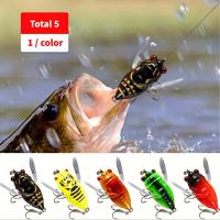 ราคา TEMU Takami | เหยื่อตกปลา 5 ชิ้น/5 สี เหยื่อพลาสติกแข็ง เหยื่อปลอม ขนาด 4 ซม./5.5 กรัม เหยื่อจำลอง เหยื่อปลาเบส ปลากะพูน อุปกรณ์ตกปลา (17592649173208)