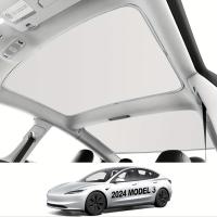 ราคา TEMU ที่บังแดดหลังคารถ Tesla Model 3 ปี 2024, ที่บังแดดนาโน, เหมาะสำหรับหลังคาหน้าและหลัง (17592685833372)