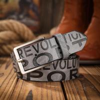 ราคา TEMU เข็มขัดหนังเทียมสำหรับผู้ชายด้วยหัวเข็มขัด - ดีไซน์ "EVOLUTION" สีน้ำตาล เหมาะสำหรับชุดสูท กางเกงยีนส์ และชุดแบบ - เข็มขัดสำหรับเสื้อผ้า (17595439863678)