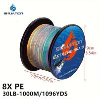 ราคา TEMU เอ็นตกปลาถัก 8 เส้น 8XPE, 1000M/1096YDS/3280FT, แรงดึงสูง, เหมาะสำหรับตกปลาและถัก (17592217858743)