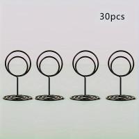 ราคา TEMU 30ชิ้น ที่จับกระดาษบนโต๊ะที่สร้างสรรค์, รูปร่างวงกลมของ, ที่จับกระดาษโลหะ, ที่จับรูปภาพ, ที่วางบัตรสำหรับการส่งข้อความในงานที่ - ที่จับป้ายกลมสีทอง (17592451037324)