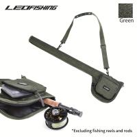 ราคา TEMU LEOFISHING กระเป๋าใส่คันเบ็ดและรอกตกปลาแบบพกพา, ป้องกันคันเบ็ดและรอกครบครัน กล่องใส่อุปกรณ์ตกปลาแบบ Fly (17592208390006)