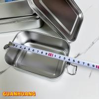 ราคา TEMU GUANHUANG กล่องอาหารกลางวันสแตนเลส 304 1 ชิ้น, ปิดผนึกและกันรั่ว, เหมาะสำหรับอาหารกลางวันของและไปรับประทานอาหาร, ออกแบบมาสำหรับกลับไปและพนักงานออฟฟิศ, กล่องอาหารกลางวันสำหรับ (17592344279267)