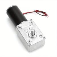 ราคา TEMU มอเตอร์ 12V 7RPM ลูกสูบแรงบิดสูง 70Kg.Cm ล็อคตัวเองได้ D Shaft Motor แกน 8Mm สำหรับโต๊ะหมุน ประตู (17592246253459)
